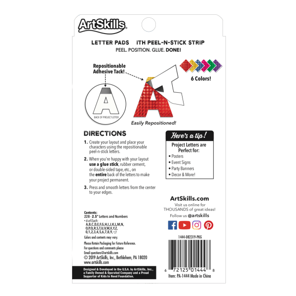 2 packs Artskills Washable Extra Thick, Doublesided, Poster