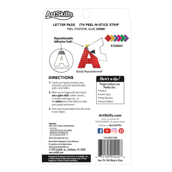 2 packs Artskills Washable Extra Thick, Doublesided, Poster Markers has 4  colors