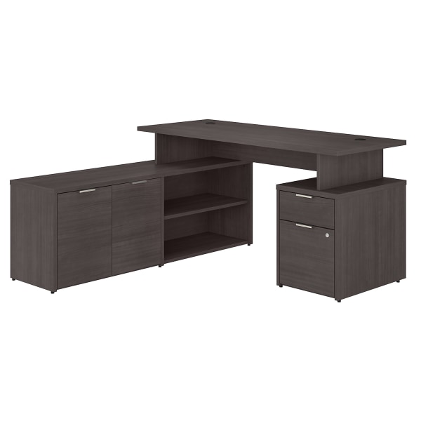 Bush Business Furniture Jamestown L-Shaped Desk With Drawers 161918