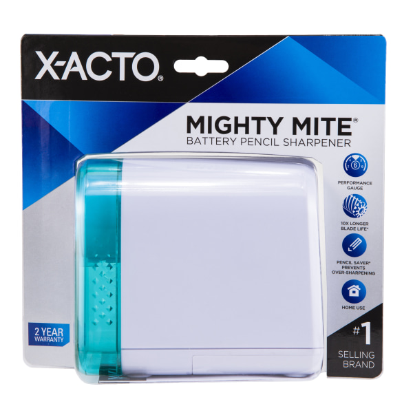 X-acto 19501X Mighty Mite Home Office Electric Pencil Sharpener Mineral Green