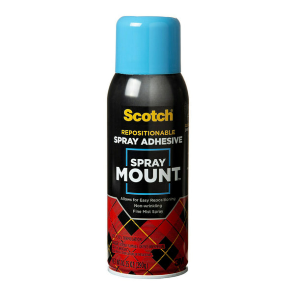 Scotch&reg; Spray Mount&trade; Spray Adhesive, Clear, 10.25 Oz. MMM6065