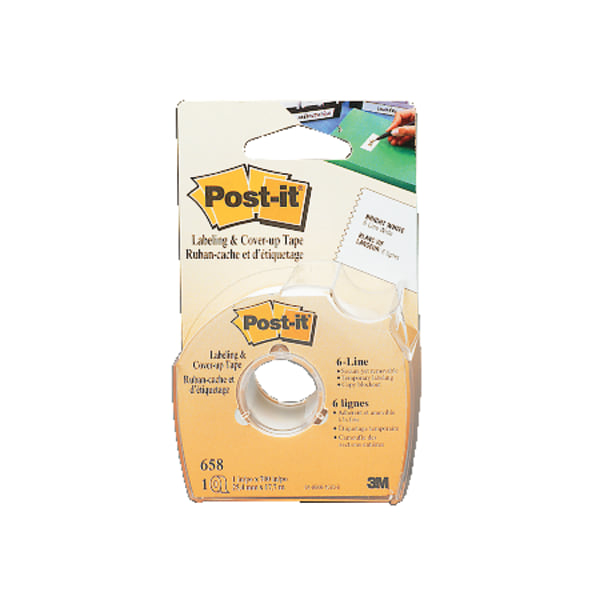 Post-it&reg; Notes Cover-Up And Labeling Tape MMM658