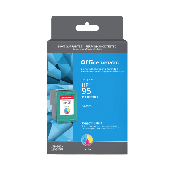 Office Depot® Brand Remanufactured Tri-Color Ink Cartridge Replacement For  HP 95, OD295A - Zerbee