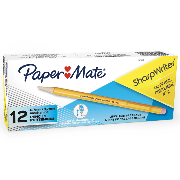 Paper Mate Clear Point Mechanical Pencil, 0.7 mm - 2 pack