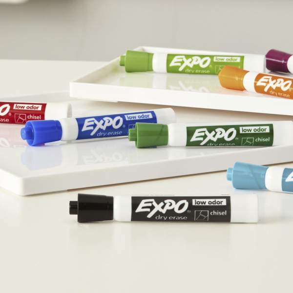 Expo Low-Odor Dry-erase Marker Kit (80054) [15-Piece Set]