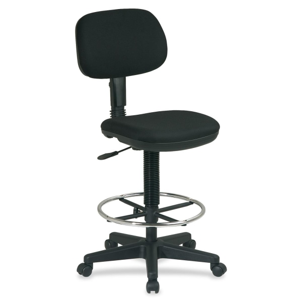 Adjustable Drawing and Drafting Table with Black Frame and Dual Wheel Casters - Flash Furniture