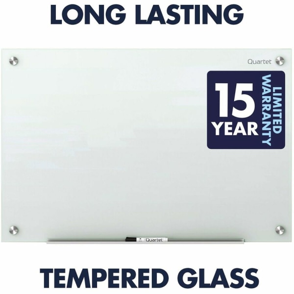 Quartet® InvisaMount™ Magnetic Glass Dry-Erase Board