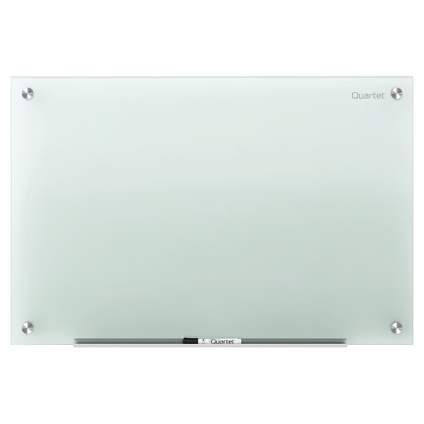 Quartet® Glass Desktop Dry-Erase Easel, 9 x 11, White Surface, Desktop  Glass