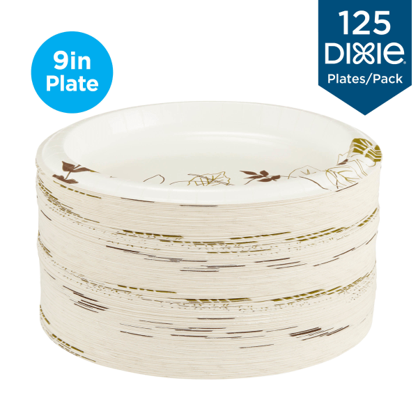 Dixie Pathways 8-1/2 Paper Plates, Mediumweight, 500 Plates (DXEUX9WS)