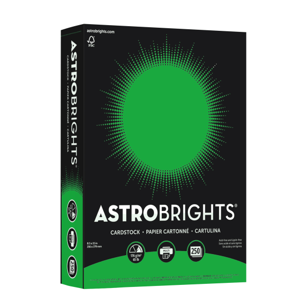 Astrobrights Color Card Stock Letter Size 65 Lb Assorted Colors