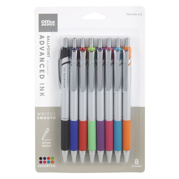 Pentel R.S.V.P. Ballpoint Pens Fine Point 0.7 mm Clear Barrel Red Ink Pack  Of 12 - Office Depot