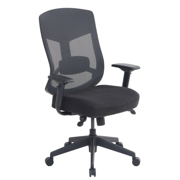 Black Mesh Fabric Big and Tall Manager Chair Serta Office Furniture *BRAND NEW* 