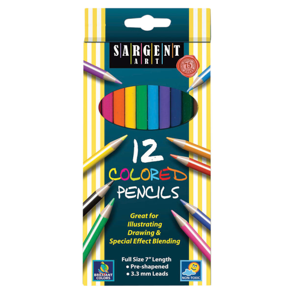 Cra Z Art Classic Colored Pencils 3.3 mm Assorted Colors Pack Of