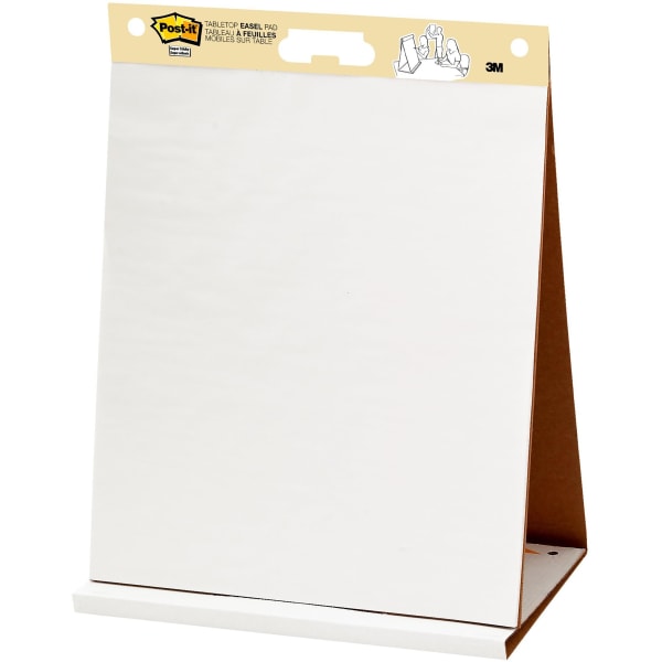 Post-it® Notes Super Sticky Dry-Erase Tabletop Easel Pad, 20 x 23, Pad Of  20 Sheets - Zerbee