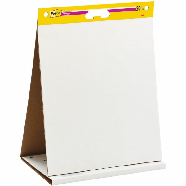 Post it Super Sticky Easel Pad 25 x 30 White Pad Of 30 Sheets - Office Depot
