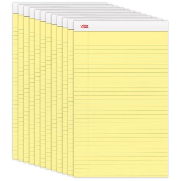 Office Depot® Brand Perforated Legal Pads, 8 1/2