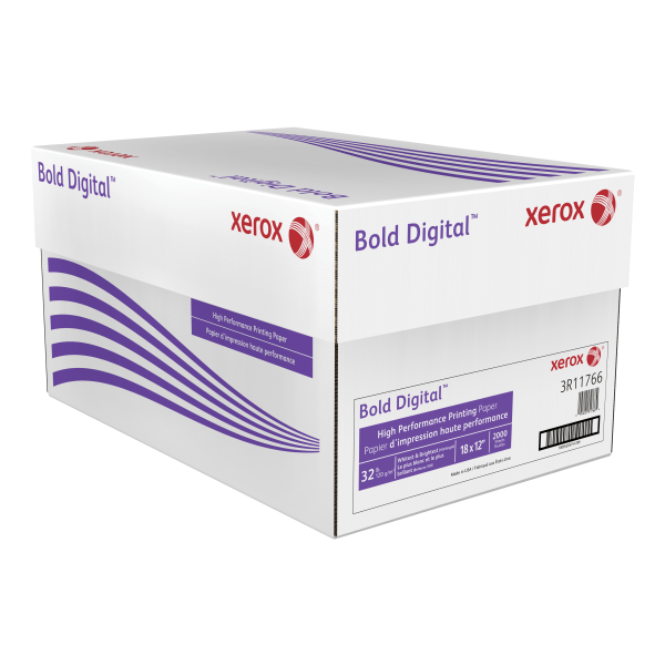xerox Bold Digital Printing Paper, 98 Bright, 3-Hole, 24lb, 8.5 x 11,  White, 500 Sheets/Ream, 10 Reams/Carton -XER3R11541R