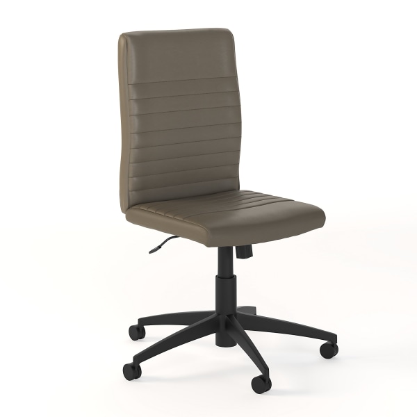 Bush Business Furniture Archive Mid-Back Ribbed Bonded Leather Office Chair 2337170