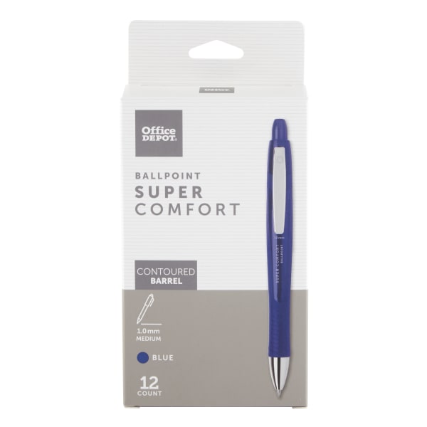 Office Depot® Brand Super Comfort Grip Retractable Ballpoint Pen - Zerbee