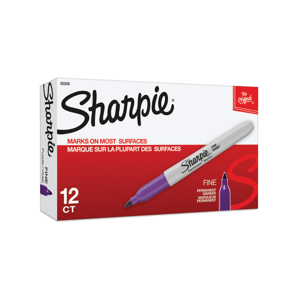 Black 2 Pack Fine Point 12 Count Sharpi 32701 Retractable Permanent Markers 