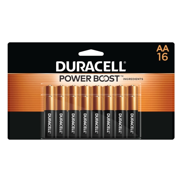 Duracell Coppertop Alkaline AA Battery - MN1500 - For Multipurpose - AA - Alkaline - 16 / Each DURMN1500B16Z