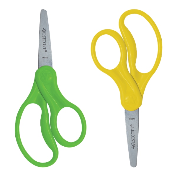 Westcott Student Scissors with Anti Microbial Protection 7 Pointed Assorted  Colors - Office Depot