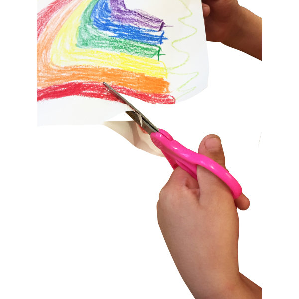 Westcott® Hard Handle Kids Value Scissors, 5, Pointed, Assorted Colors,  Pack Of 2 - Zerbee
