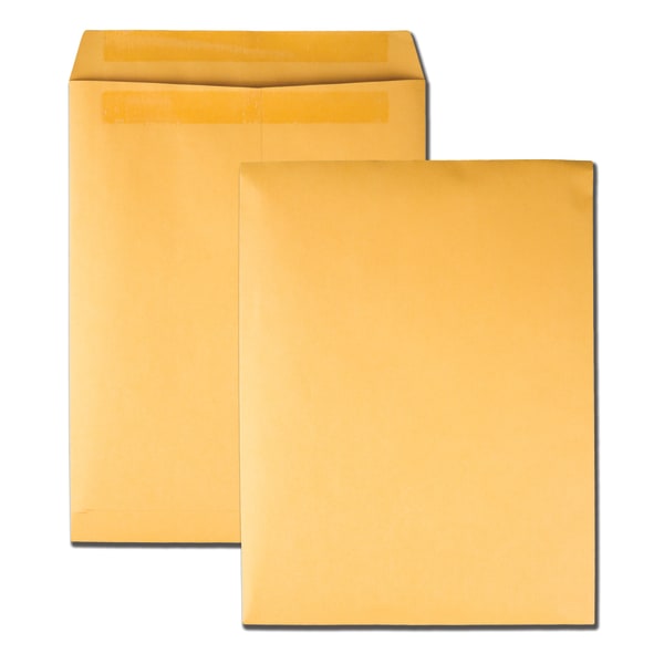 Quality Park® Redi-Seal® Catalog Envelopes, 10 x 13, Self-Adhesive, Brown  Kraft, Box Of 250 - Zerbee