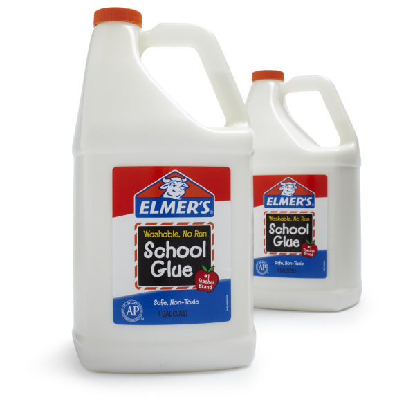 TWO GALLONS Elmer's White School Glue 