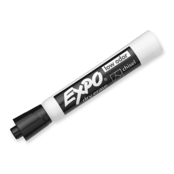 Set of 12 Black Dry Erase Markers