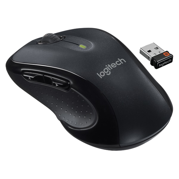 Logitech&reg; M510 Wireless Laser Mouse, Gray/Black, 910-001822 LOG910001822