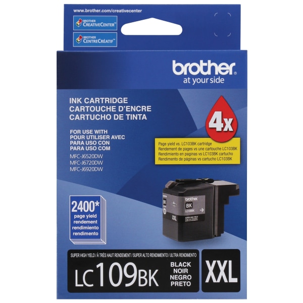 Brother® LC109 Super-High-Yield Black Ink Cartridge - Zerbee
