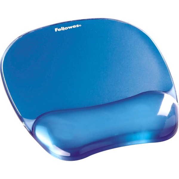 Fellowes® Gel Crystals Mouse Pad With Wrist Rest Zerbee
