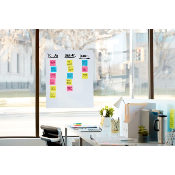 Post-it® Super Sticky Wall Pads, 20 x 23, White Paper, Pack Of 2 Pads -  Zerbee