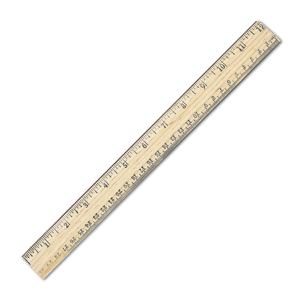12 /30cm Pink Recycled Plastic Ruler