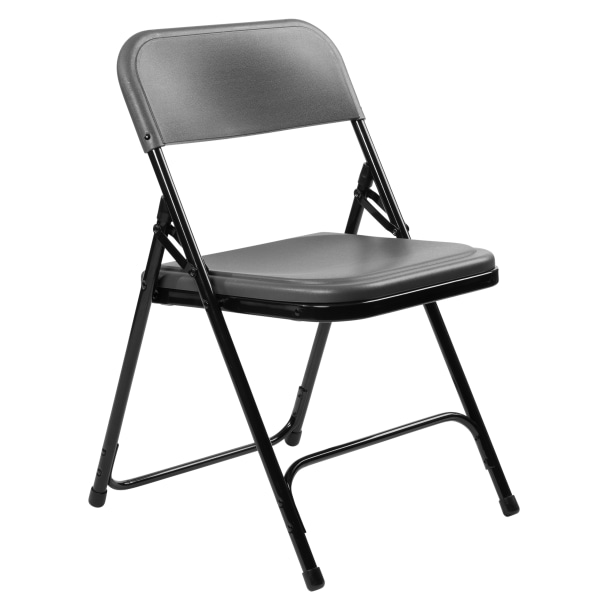 Commercialine 900 Series Fabric Padded Folding Chair, Star Trail Black - 4 Pack