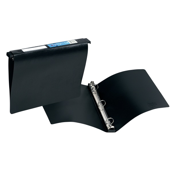 Acco Expandable Hanging Data Binder 6-Inch Capacity Blue