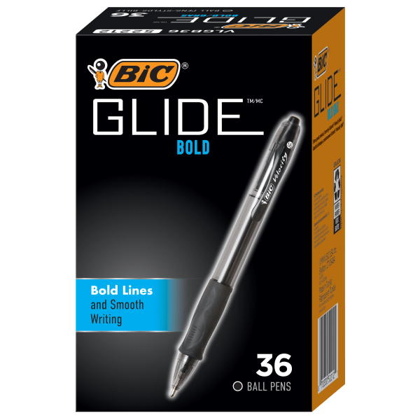  Bic Cristal Xtra Bold Stick Ballpoint Pens, 1.6mm, Bold Point,  Assorted Colors, Pack of 24 : Office Products