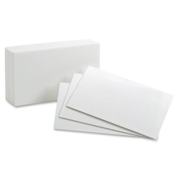 Office Depot Brand Ruled Index Cards 3 x 5 White Pack Of 300
