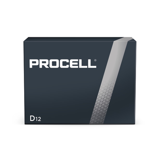 Procell Alkaline Batteries, D, 12/Box DURPC1300