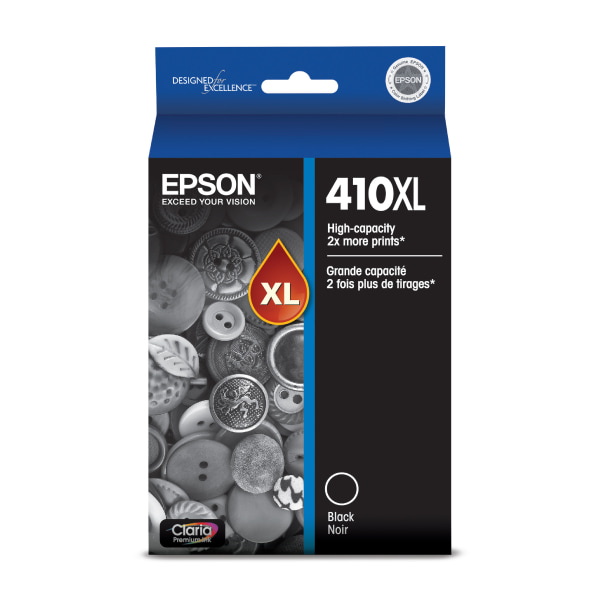Epson&reg; 410XL Claria&reg; Premium High-Yield Black Ink Cartridge EPST410XL020S