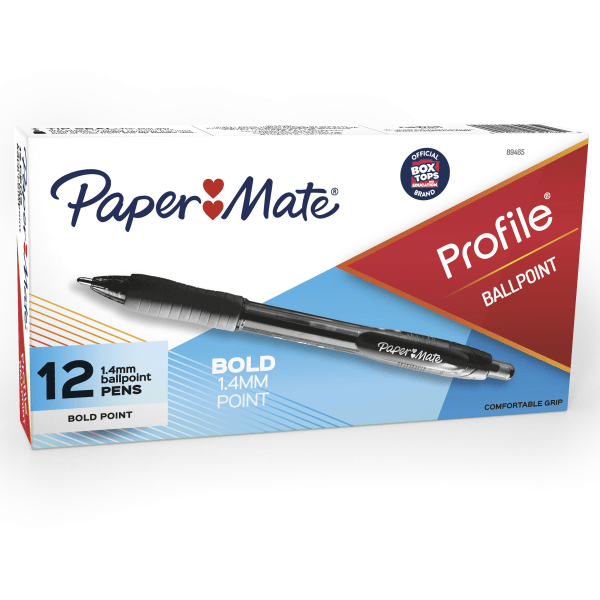 Pen Office Ballpoint Writing Pens Stationery Study work Supes Black wait 120 
