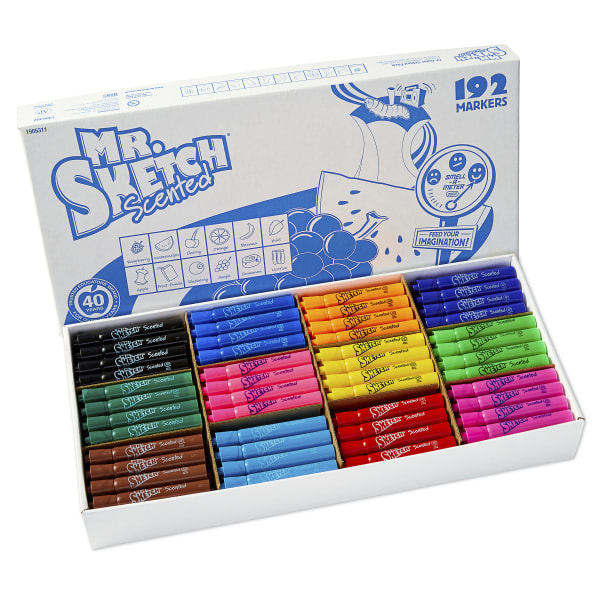 Mr. Sketch® Scented Markers, Assorted Colors, Set Of 8