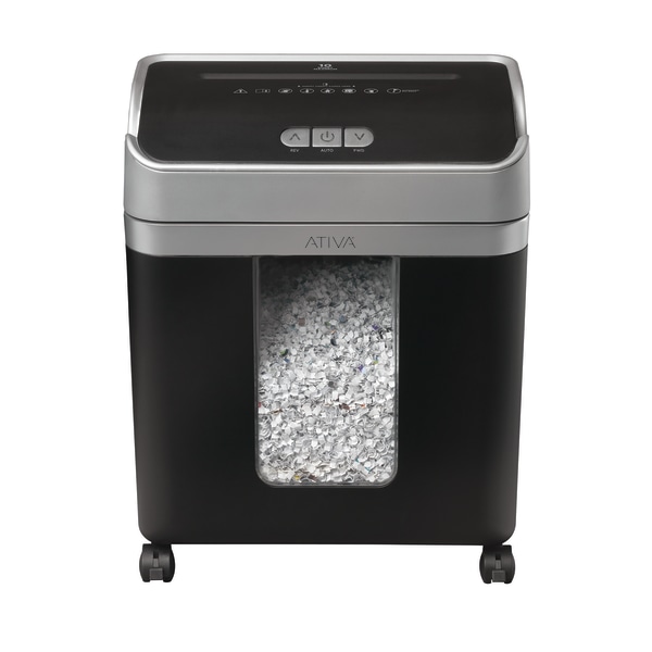 Ativa® 10Sheet MicroCut Shredder, OMM103P Zerbee