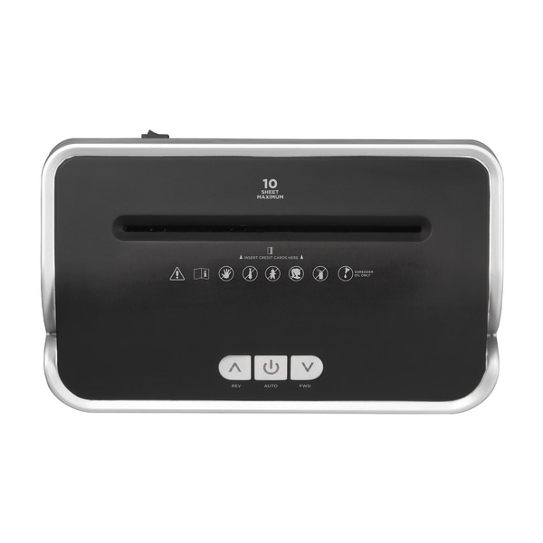 Ativa® 10Sheet MicroCut Shredder, OMM103P Zerbee