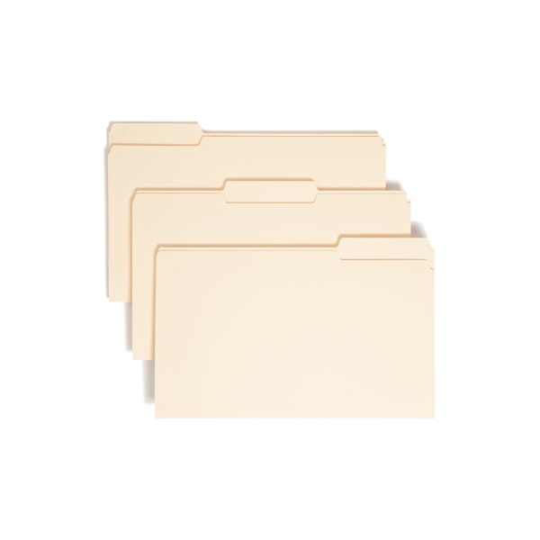 Smead® Manila File Folders, Legal Size, 1/3 Cut, Pack Of 100 Zerbee