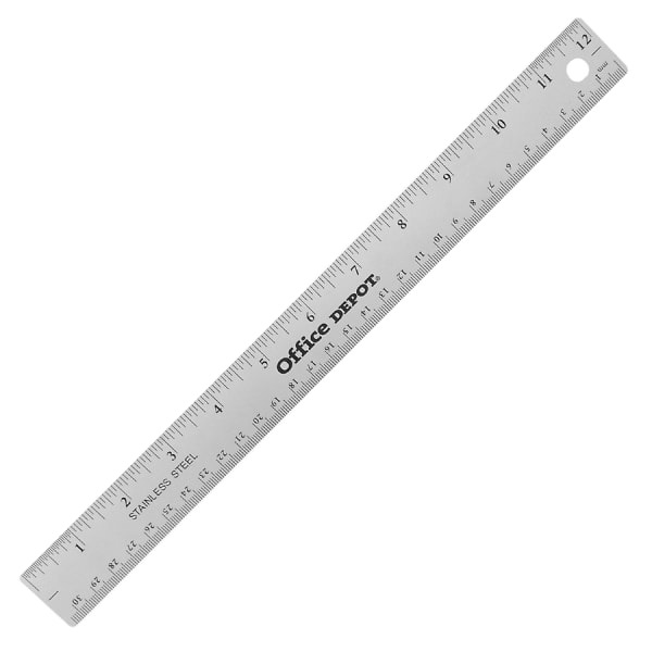 General Tools 1216 Flexible Ruler, 15/32 x 12, Polished Stainless Steel