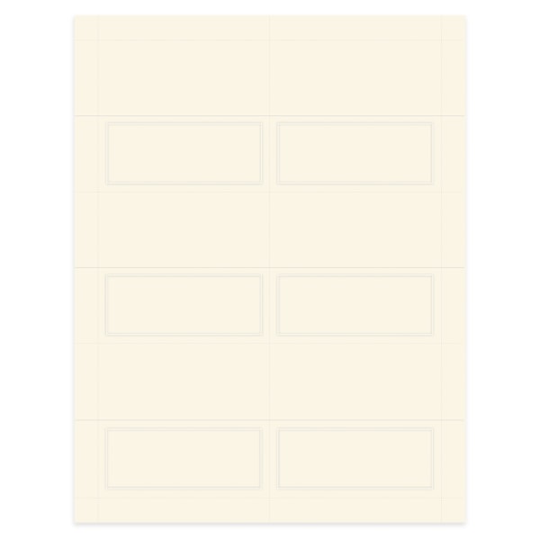 Gartner Studios&reg; Place Cards, Pearlized, 4&quot; x 3&quot;, Ivory, Pack Of 48 332176