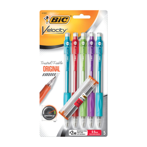Pentel Twist Erase III Mechanical Pencils 0.9mm 2 Lead Assorted
