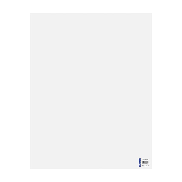 Pacon® 80% Recycled Single-Walled Tri-Fold Presentation Boards, 48 x 36,  White, Carton Of 24